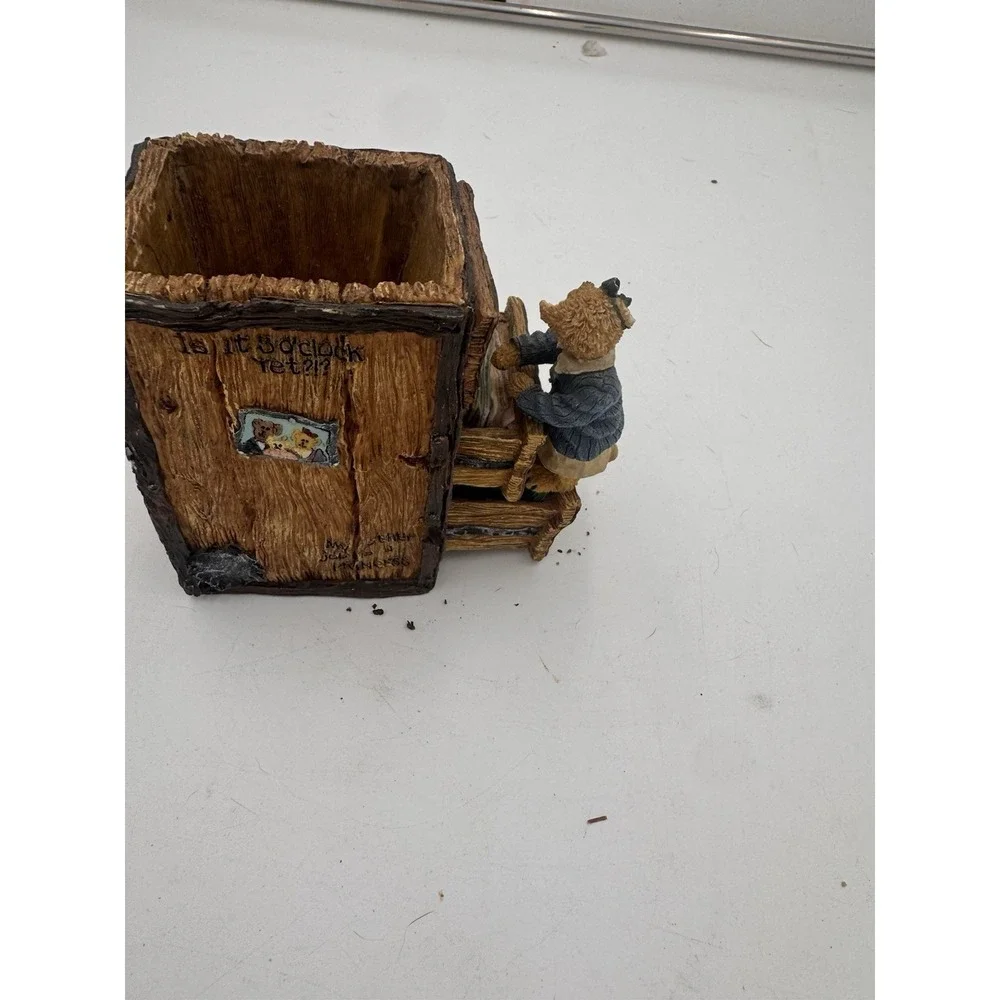 Boyds Bears - Ms. Griz -‎ Pencils and Pens and Rulers Holder - Figurine - #4103